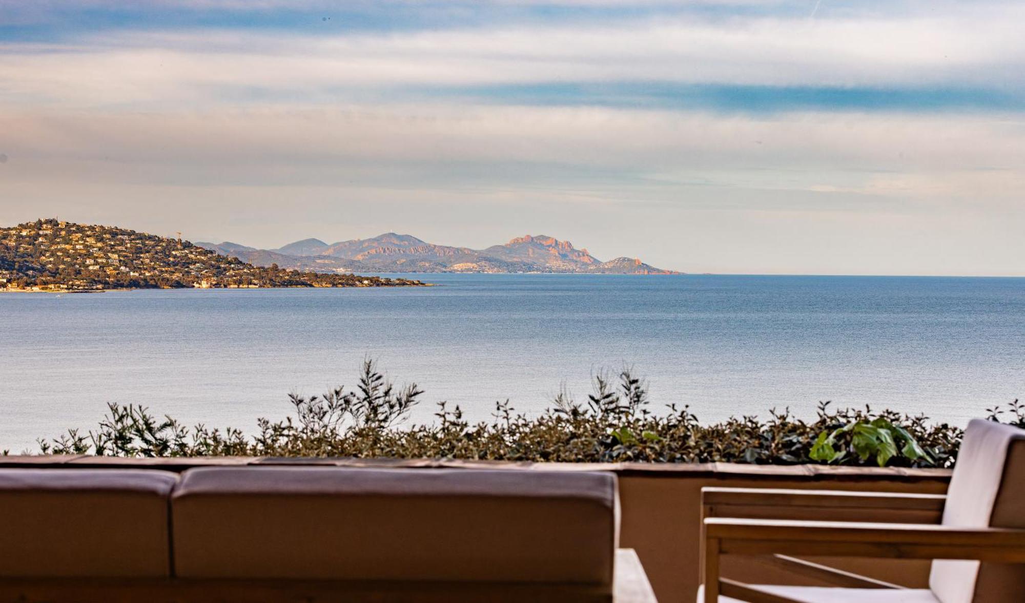 Superbe Villa, Incroyable Vue Mer, Piscine Chauffee, Climatisee Сент-Максим Экстерьер фото
